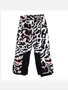 Molo Kids 💗/🖤 Animal Print Ski Pants, SZ 122EU (6-7US)~VGUC